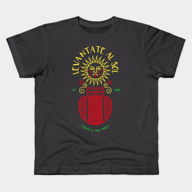 Rise to the Sun Kids T-Shirt by Opesh Threads